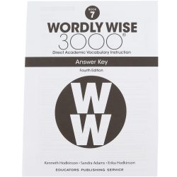 Wordly wise book 7 fourth edition answer key