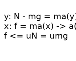 A crash course in forces and motion with max axiom