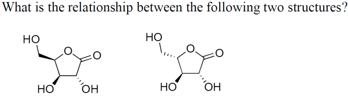 Following structures hooh constitutional identical isomers enantiomers oo diastereomers transcribed